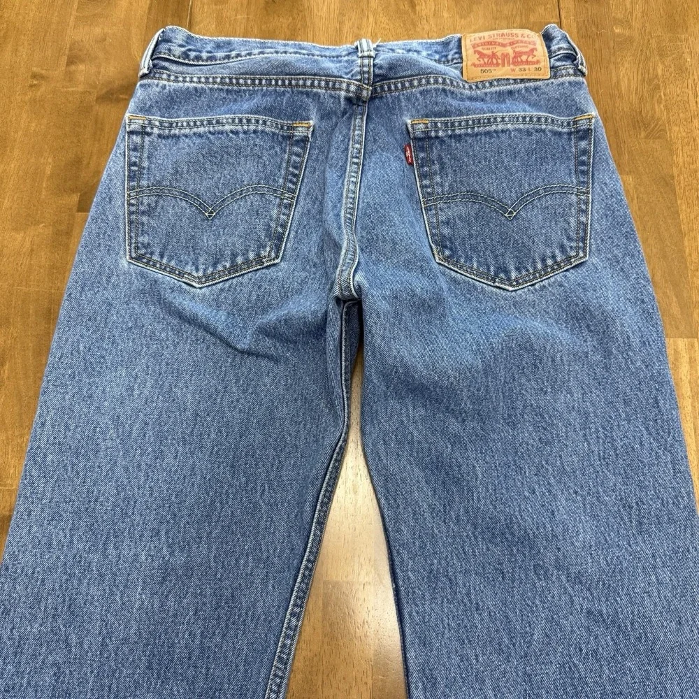 Levi's 505 jeans men's 33x30 classic preppy cowboy western grunge Levi Strauss